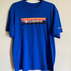Vintage Style Columbia Short Sleeve T Shirt